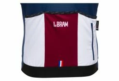 Maillot Manches Courtes LeBram Tourmalet Bleu Coupe Ajustée Rouge / Bleu -Cyclisme Triathlon Soldes Magasin unnamed file 997
