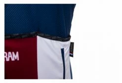 Maillot Manches Courtes LeBram Tourmalet Bleu Coupe Ajustée Rouge / Bleu -Cyclisme Triathlon Soldes Magasin unnamed file 998
